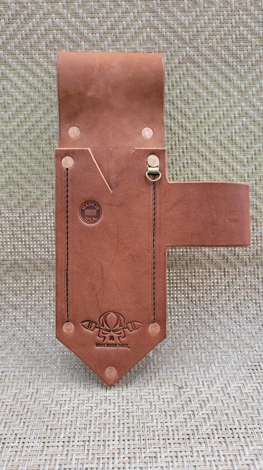 Custom Leather Sidekick / Pinpointer combo Sheath