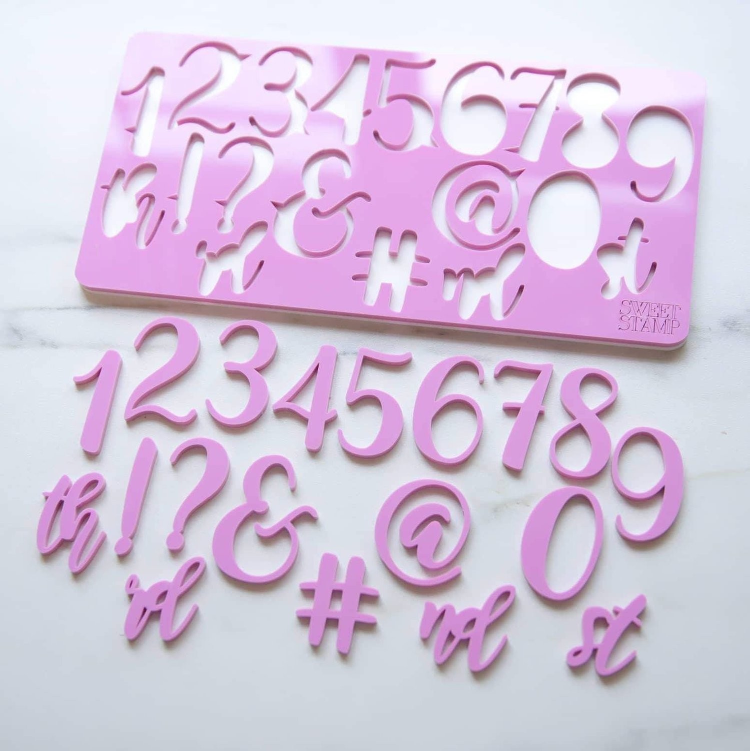 Sweet Stamp Elegant Set (Numbers & Symbols)