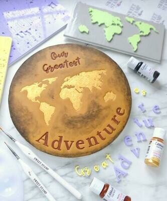 Sweet Stamp Great Adventure World Map Elements