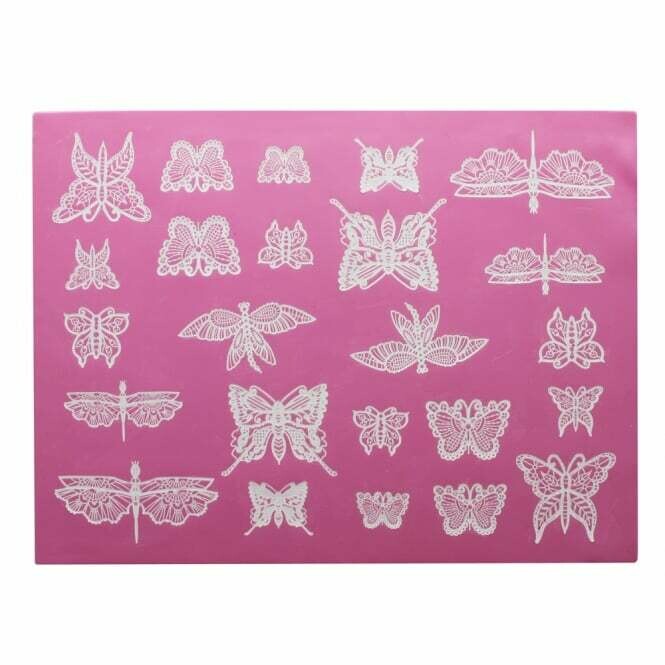 CL Beautiful Butterflies Lace Mat