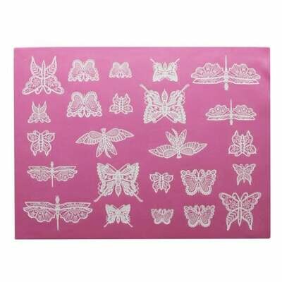 CL Beautiful Butterflies Lace Mat