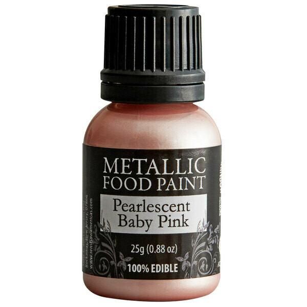 Rainbow Dust Metallic Food Paint Pearlescent Baby Pink