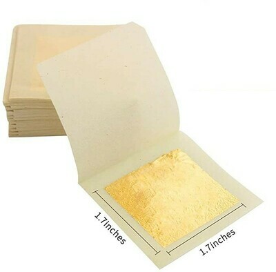 24K Edible Gold Leaf 10 Sheets 24K Edible Gold Leaf 10 Sheets