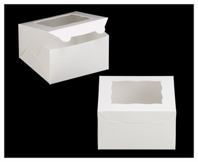 White Box w/ Window 7&quot;x7&quot;x4&quot;