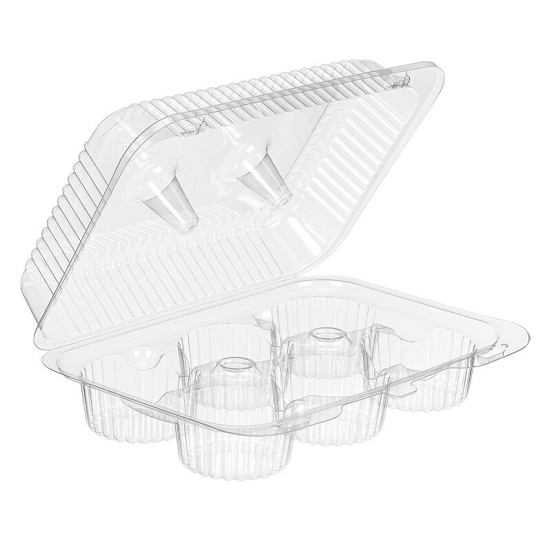 Clear 6 Count Cupcake Container