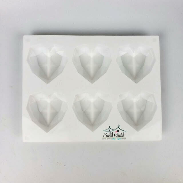 Simi Geometric Heart Silicone Mold