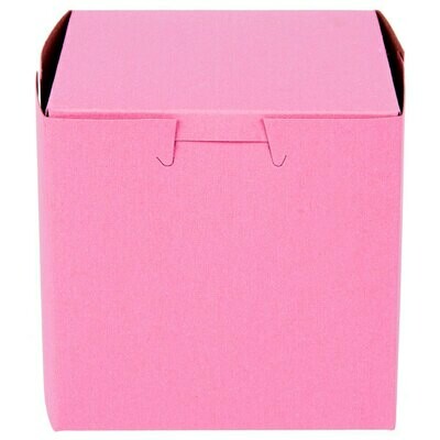 Pink 4"x4"x4" Box