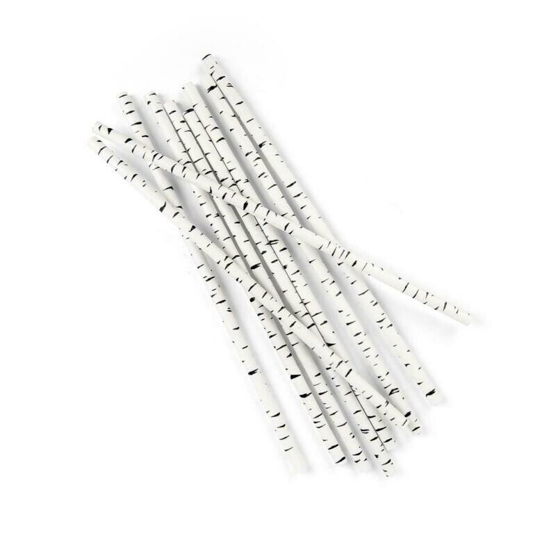 Birch Tree Paper Straws 25ct