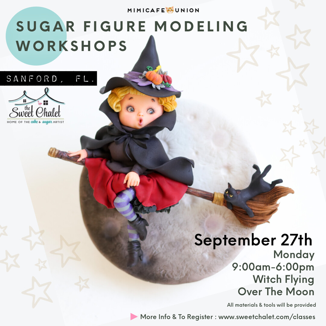 Modeling Class Witch Flying Over The Moon! with Sachiko