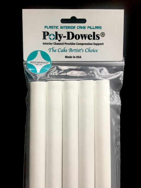 Poly Dowels 16" x 1/2" 5 Pack