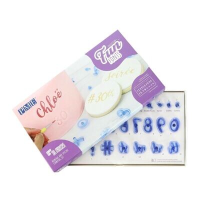 PME Fun Fonts Numeral And Special Stamping Set #1