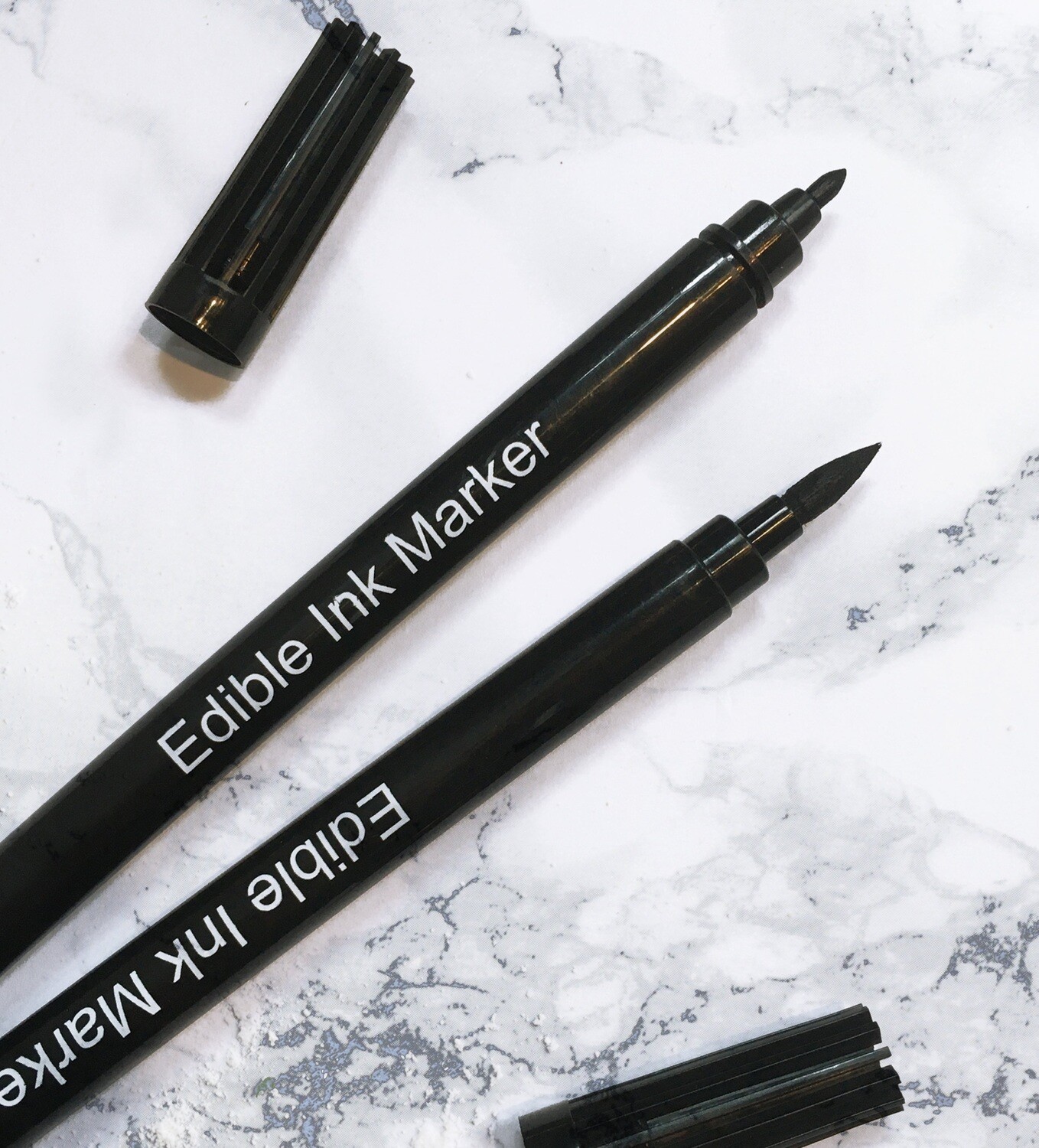 Edible BLACK Dual Tip Pen Set #2