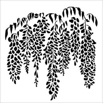 Wisteria Stencil