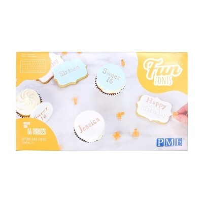 PME Fun Fonts #2 Cupcakes/Cookies