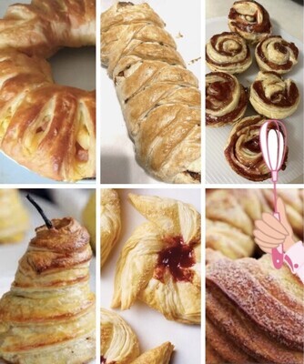 Puff Pastry Intermediate Baking Workshop: Holiday Edition October 15th, 2023