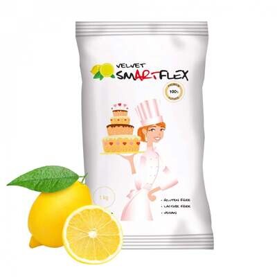 Smartflex Velvet Lemon Flavor 1kg FONDANT