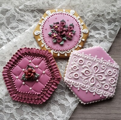 COOKIES Workshop 101: Mastering Icing Consistencies on Sunday Sunday, MARCH 24, 2024, from 9:00 AM to 1:00 PM 4-hour class with Cookie Artist Tunde Dugantsi at TSCS.