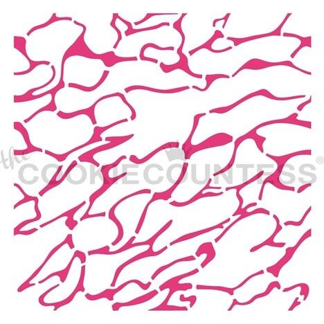 CC Water Pattern Stencil