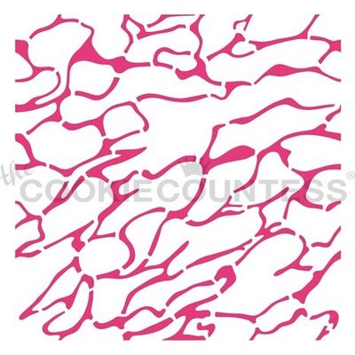 CC Water Pattern Stencil