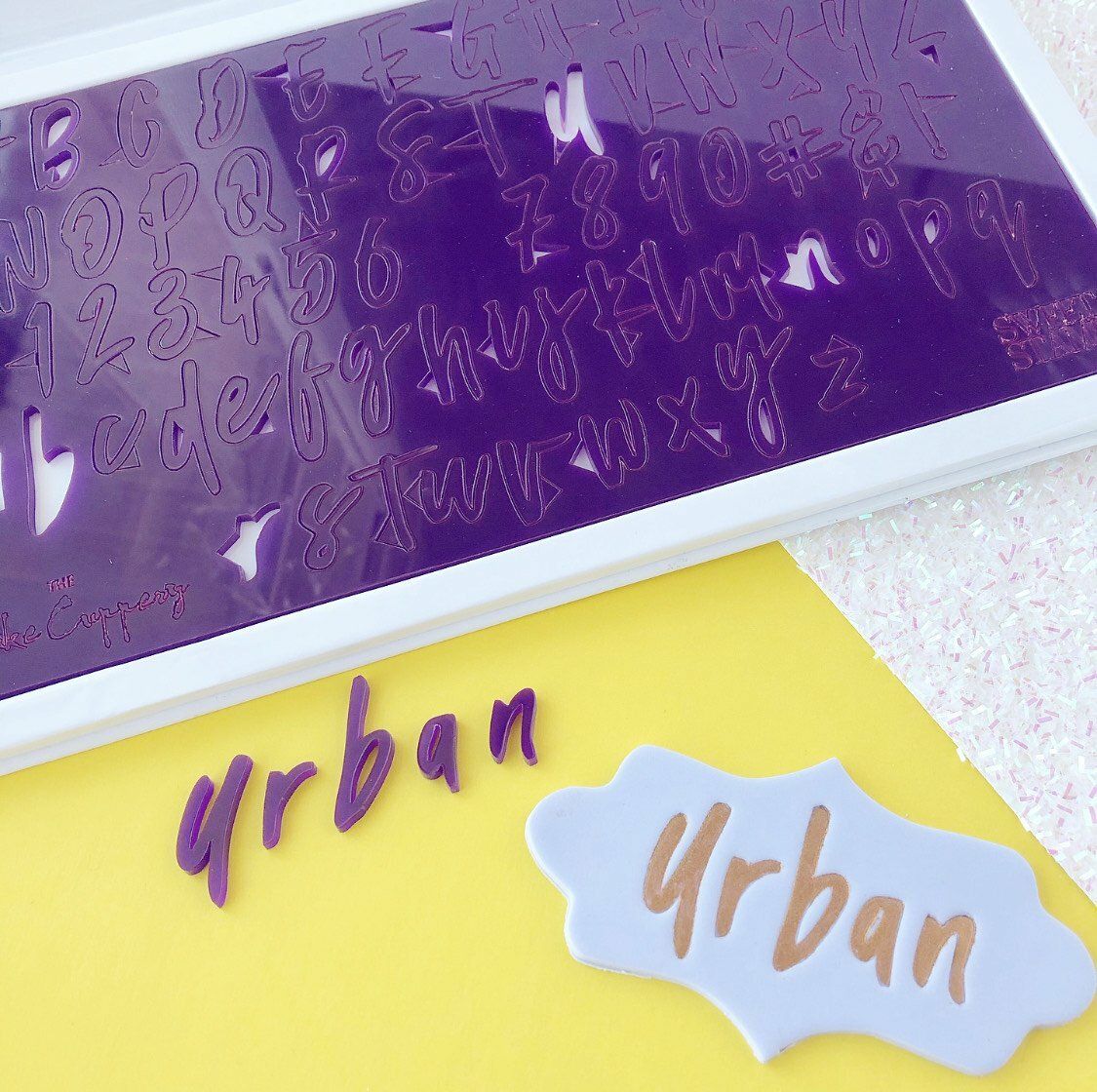 Sweet Stamp Urban Set by The Cake Cuppery (Uppercase, Lowercase, Numbers &amp; Symbols)