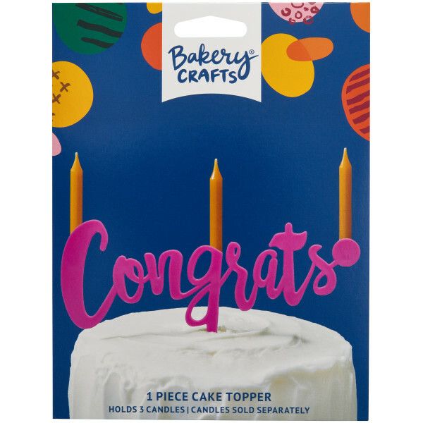 Congrats Magenta Topper