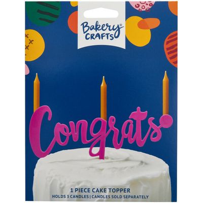 Congrats Magenta Topper