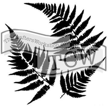Mini Ferns Stencil
