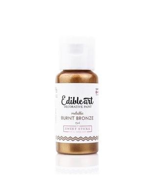 Metallic Burnt Bronze Cake Paint