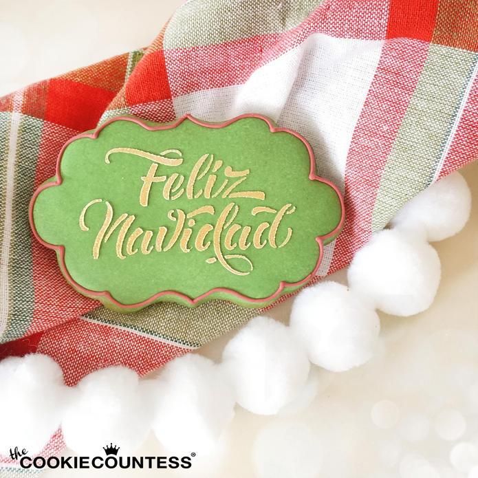 CC Feliz Navidad Stencil