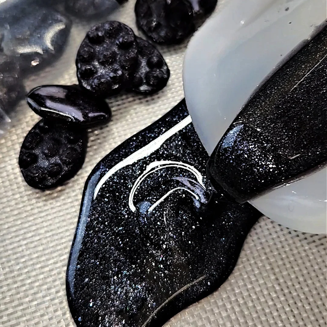 Simi Isomalt Black Glitter