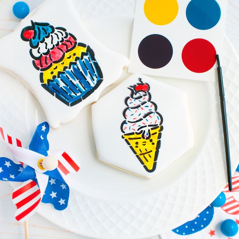 PYO Edible Paint Palettes - 4th Of July