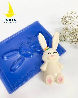 3D Easter Bunny 3-Part Choco Mold   (BUY ONE CHOOSE SECOND) SEND A NOTE WITH YOUR PREFERENCES