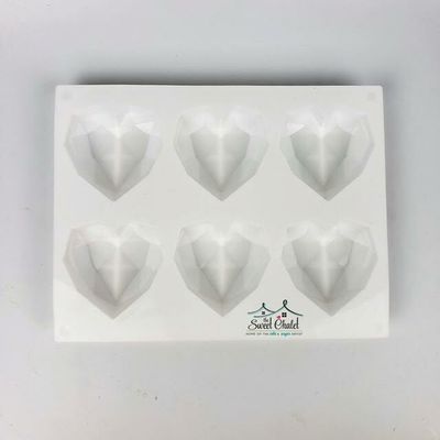 Simi Geometric Heart Silicone Mold