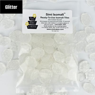 Simi Isomalt Clear Glitter