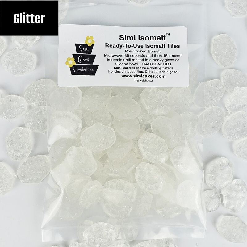 Simi Isomalt Clear Glitter