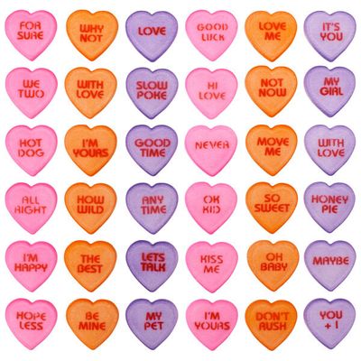 Valentine Sugar Buttons 6 pack