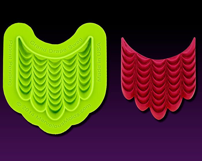 Marvelous Molds Grand Drape Swag Mold