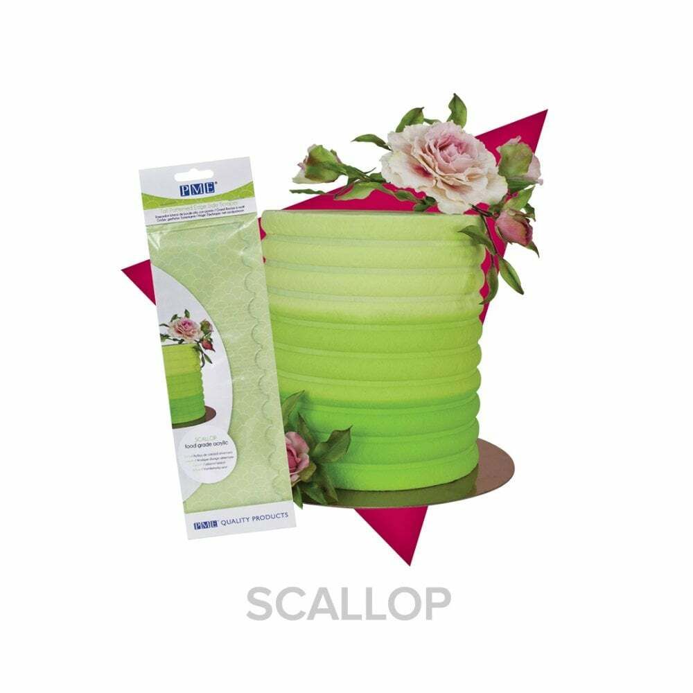 PME Scallop Acrylic Side Scraper