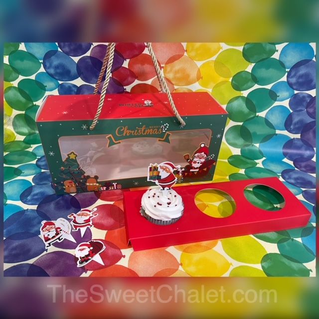 Christmas Cupcake Box #3