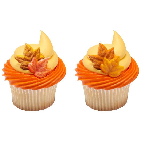 Fall Leaves Sugar Decor
