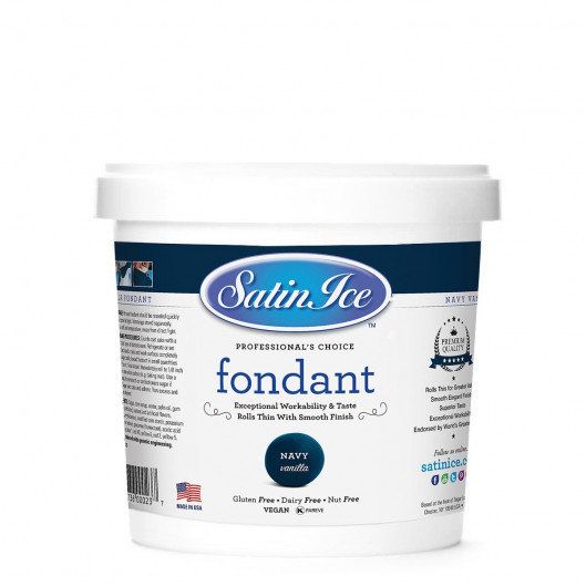Satin Ice Navy Blue 2lb