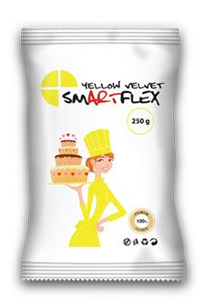 Smartflex Velvet YELLOW 250g (Fondant)