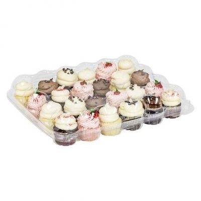 Clear 24 Count MINI Cupcakes Container Clear 24 Count MINI Cupcakes Container