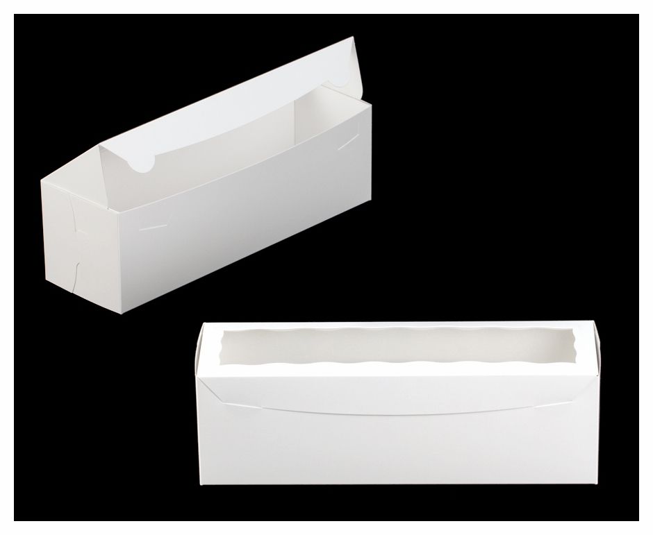 White Box w/ Window  13&quot; x 4&quot; x 4&quot;