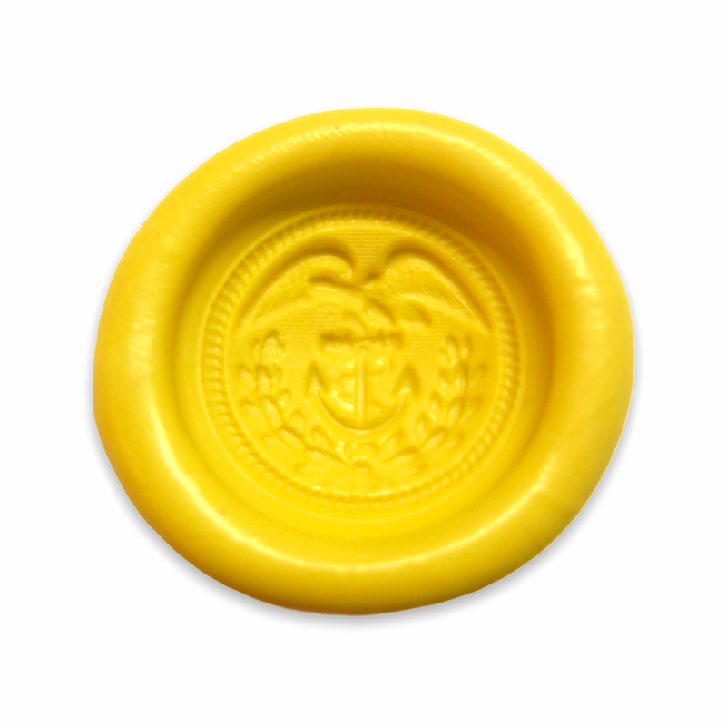 Yvette Navy Button