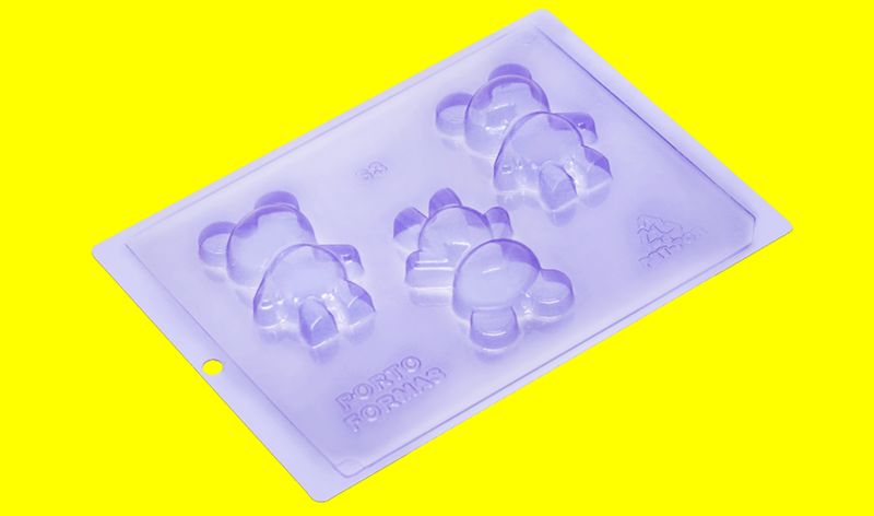 Baby Bear 3-part Choco Mold  (BUY ONE CHOOSE SECOND) SEND A NOTE WITH YOUR PREFERENCES