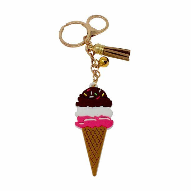 PVC Ice Cream Keychain