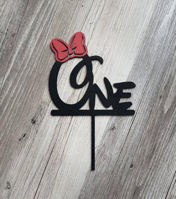 Wood Cake Toppers GIRLS