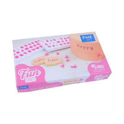 PME FUN FONTS #3 Stamping Set