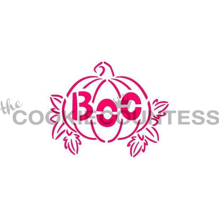 CC Pumpkin Boo Stencil